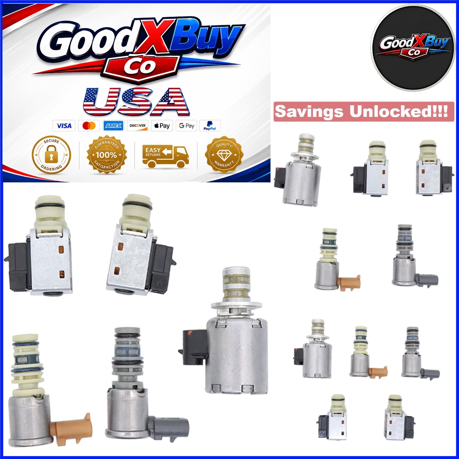 4L65E 4L70E Transmission Master Solenoid Kit for GM Vehicles 2003+