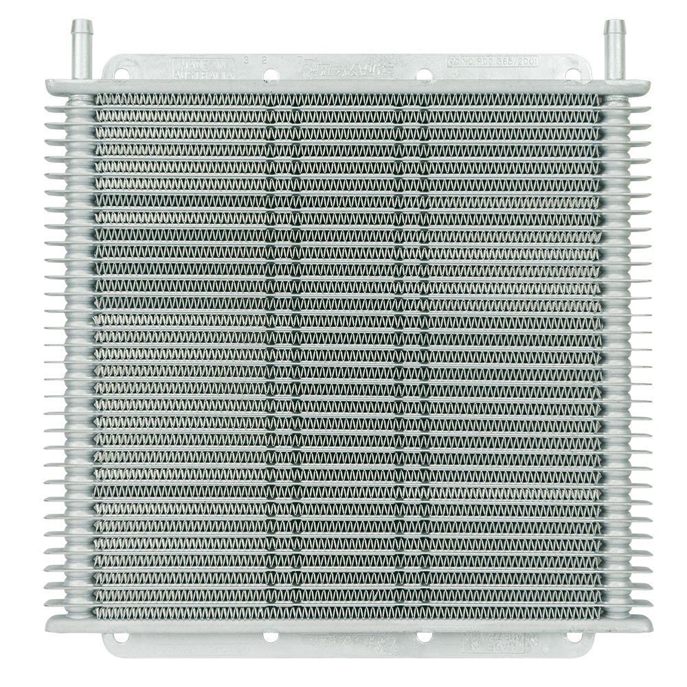 Flex-a-lite (400130) Stacked Plate 30-Row Transmission Cooler, 11 x 10 x 3/4″…