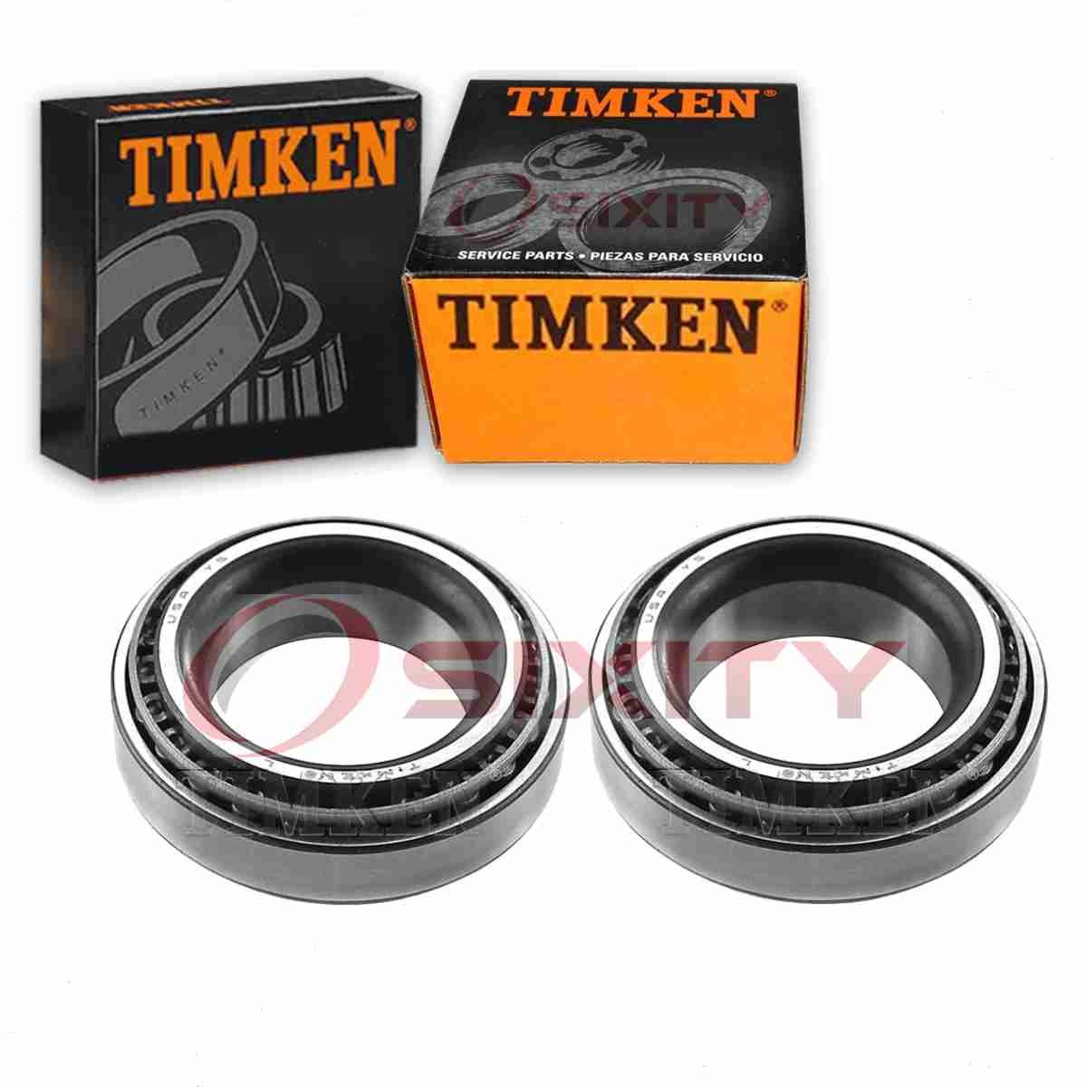 2 pc Timken Output Shaft Bearings for 1987-1994 Plymouth Sundance Automatic he