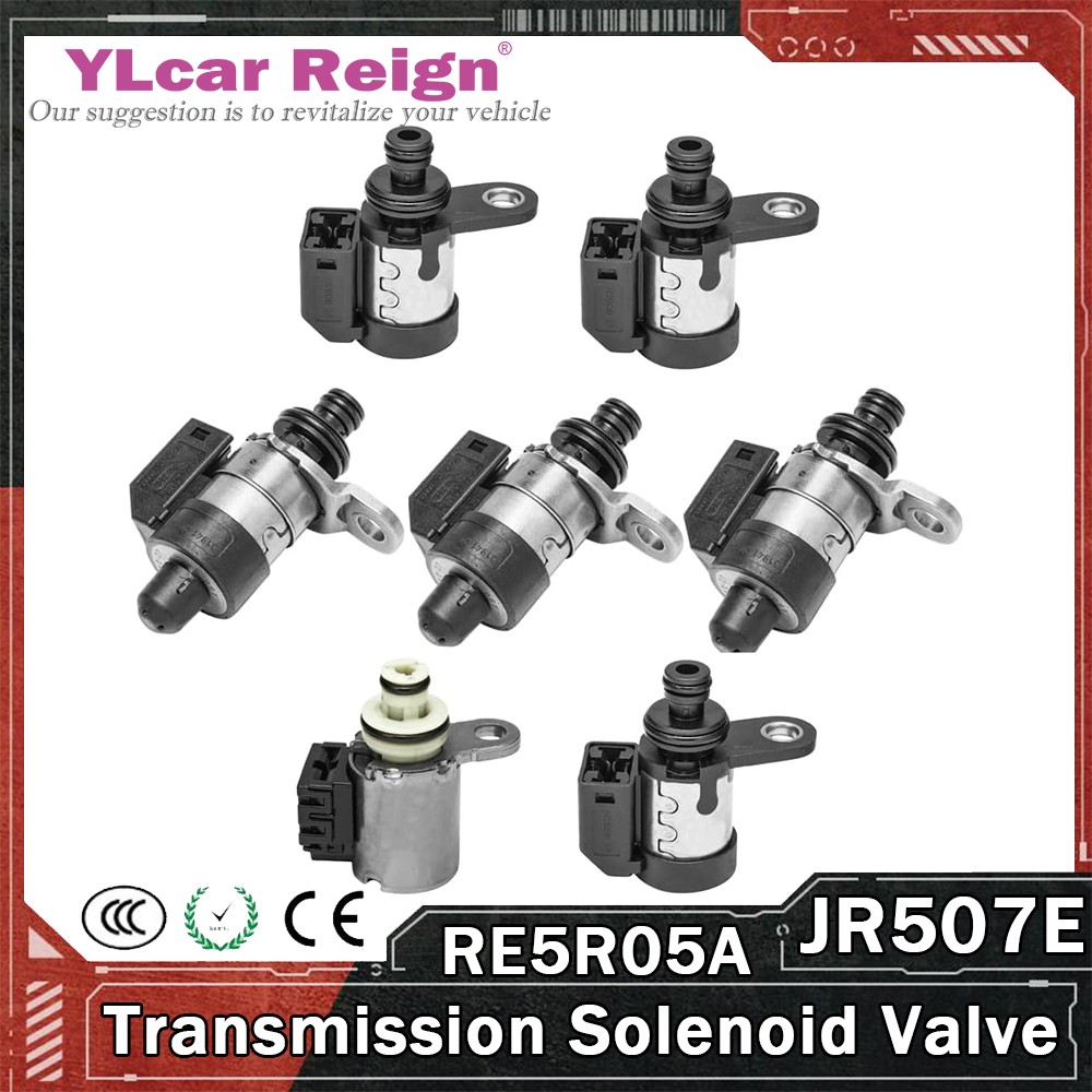 RE5R05A JR507E Auto Transmission 7Pcs/Set Solenoid Valve For NISSAN HYUNDAI KIA