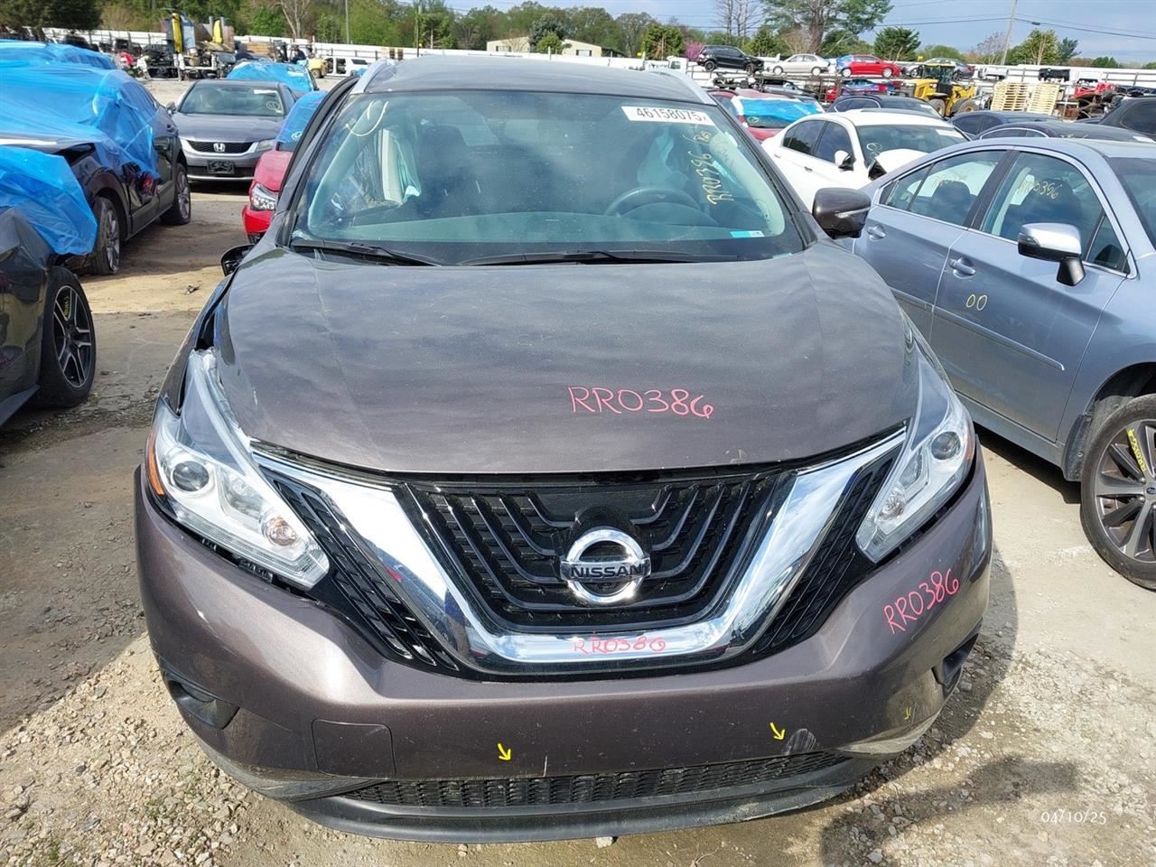 Automatic Transmission CVT 3.5L FWD Fits 15-20 MURANO 3369498