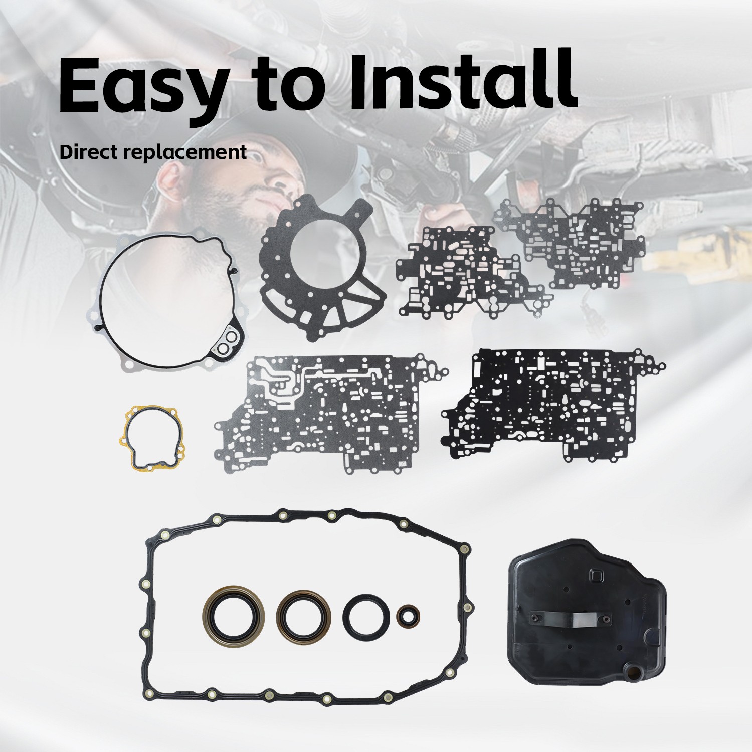 8L90 Transmission Rebuild Kit Master Kit for 2015-Up Borg NEW