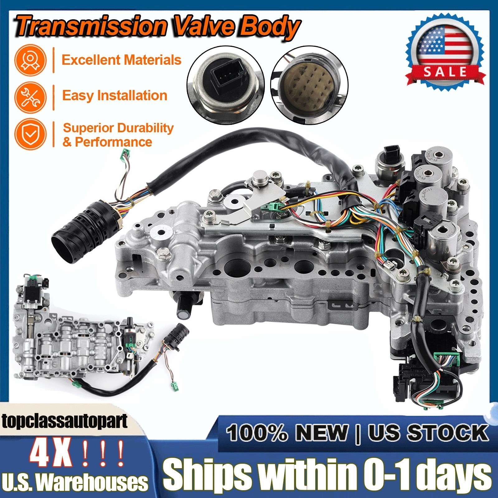 JF010E RE0F09A CVT Valve Body W/Solenoids For Nissan Altima Maxima Murano 3.5L~