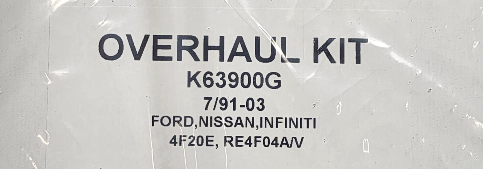 RE4F04A RE4F04V 4F20E TRANSMISSION OVERHAUL-KIT 1991-2003 NISSAN, FORD, INFINITY