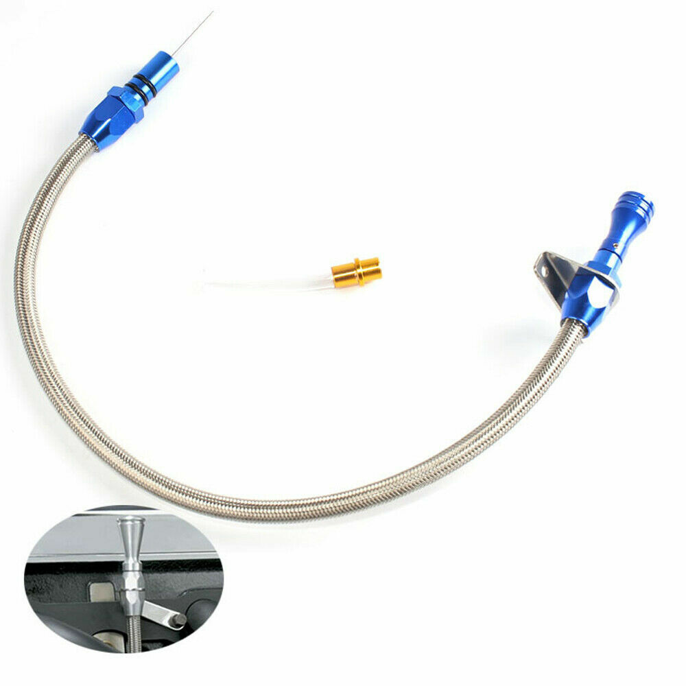 For Flexible Stainless Transmission Dipstick For TH-350/TH-400 Turbo SBC BBC