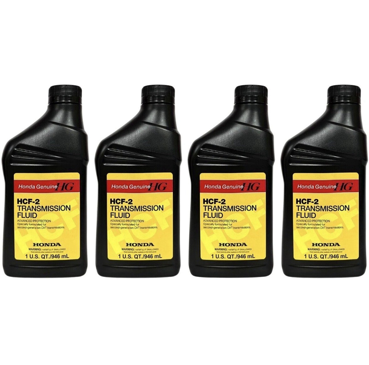 Genuine OEM Honda HCF-2 CVT Transmission Fluid 08200-HCF2 (4 QUARTS)