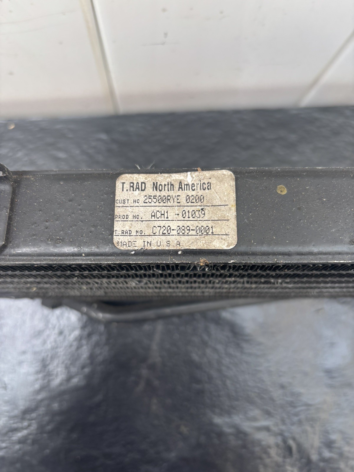 2012 Acura MDX Transmission Oil Cooler OEM