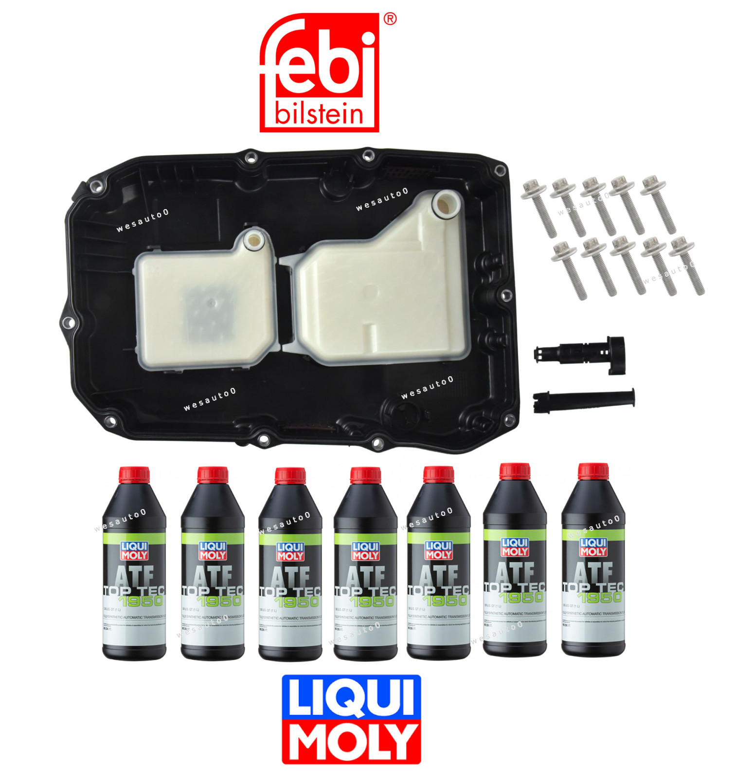 Transmission Oil Pan Filter Gasket Bolt +7L ATF OES for Mercedes CLS E G GLC AMG