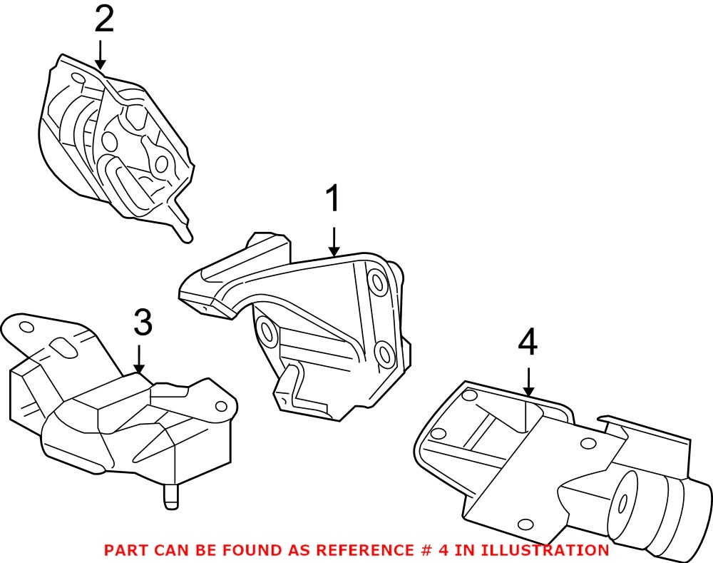 Genuine OEM Mopar Automatic Transmission Mount Bracket For Dodge Ram 3500