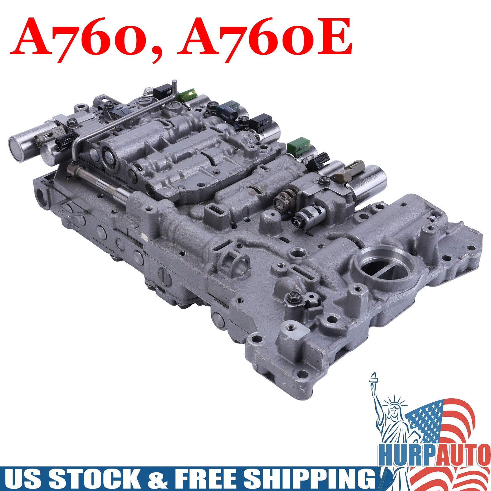 A760 A760E A760F Transmission Valve Body & 9 Solenoids For Toyota Tundra 2010-19