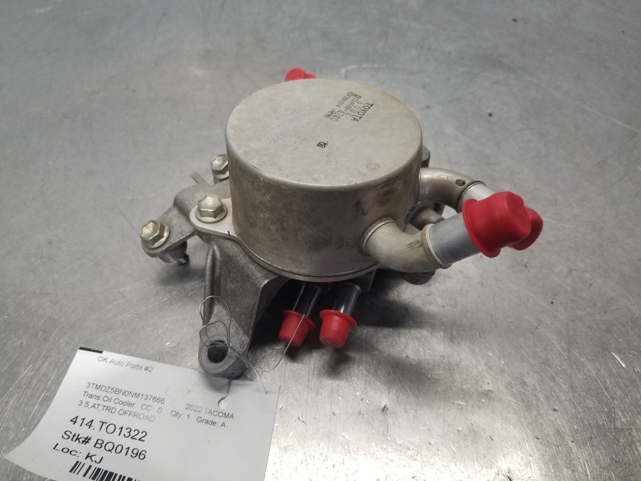 22 TOYOTA TACOMA TRD OFFROAD 3.5L AUTOMATIC TRANSMISSION OIL COOLER OEM