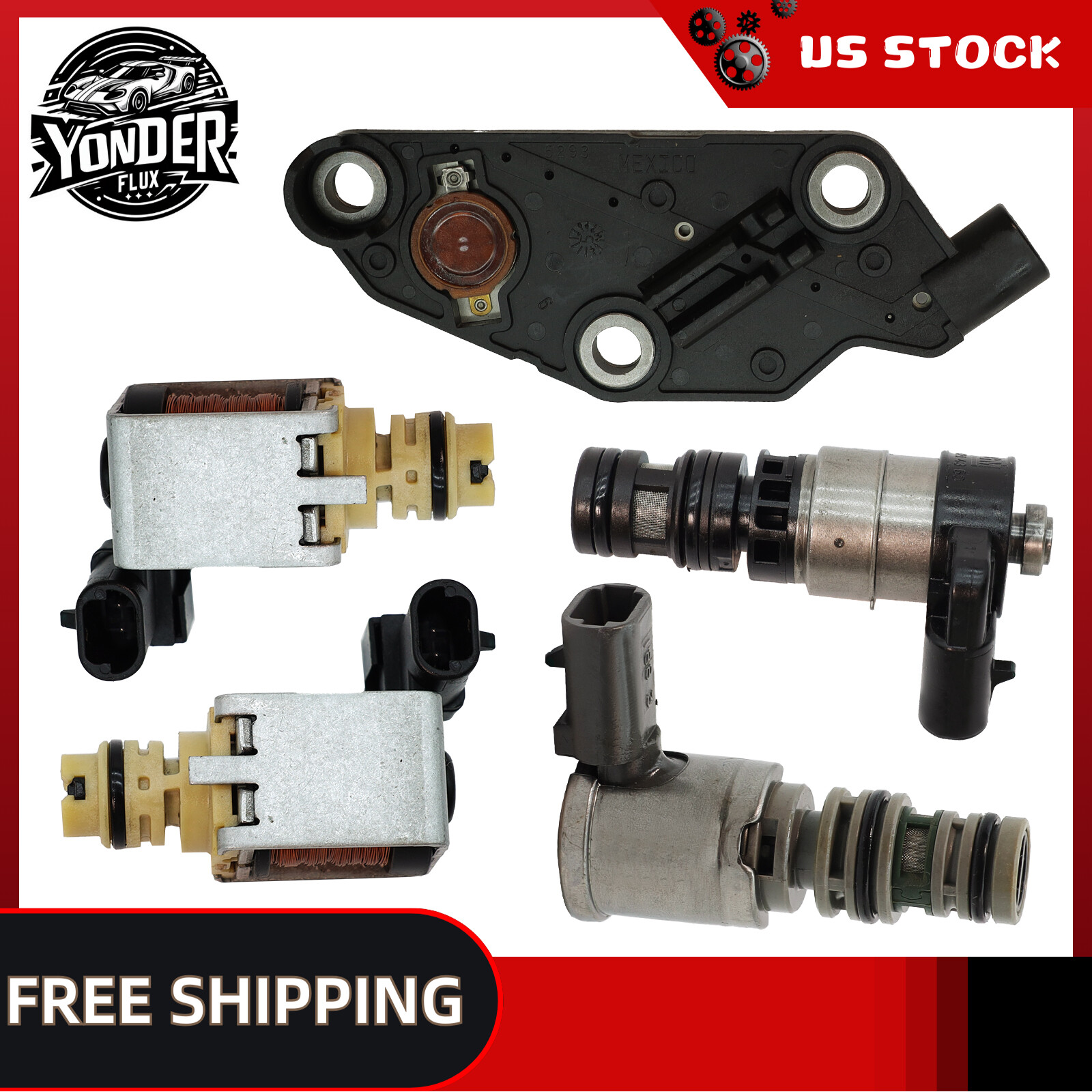4T65E Transmission Solenoid Kit 2Shift TCC EPC for 03-11 Chevrolet Buick Pontiac