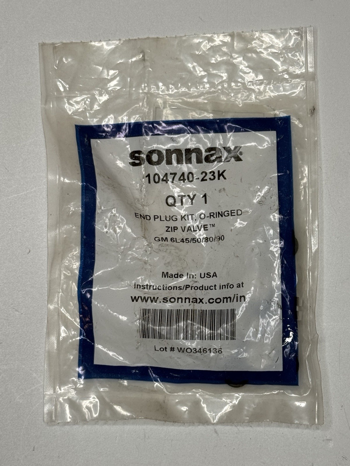 SONNAX 104740-23K ZIP VALVE END PLUG KIT – GM 6L45 6L50 6L80 6L90 NOS