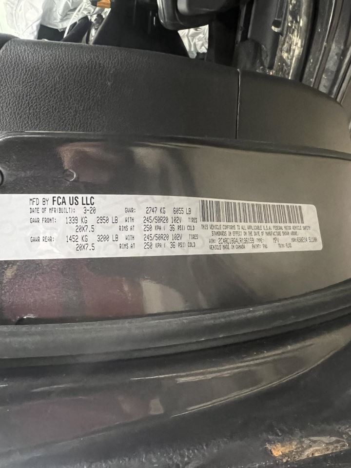 Automatic Transmission Gasoline 9 Speed Automatic Fits 20-22 PACIFICA 232266