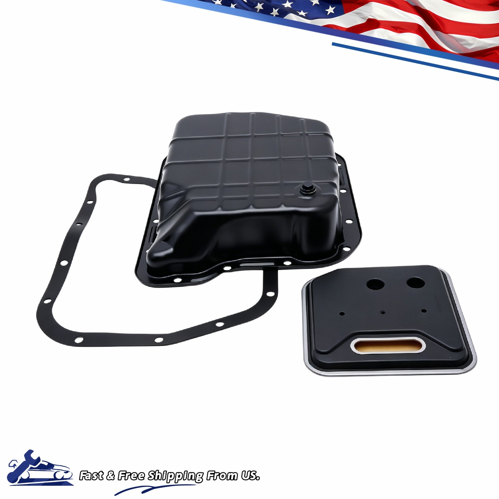 Fit Dodge Van Wagon 1500 2500 3500 Trans Oil Pan Gasket Filter Kit 52118789