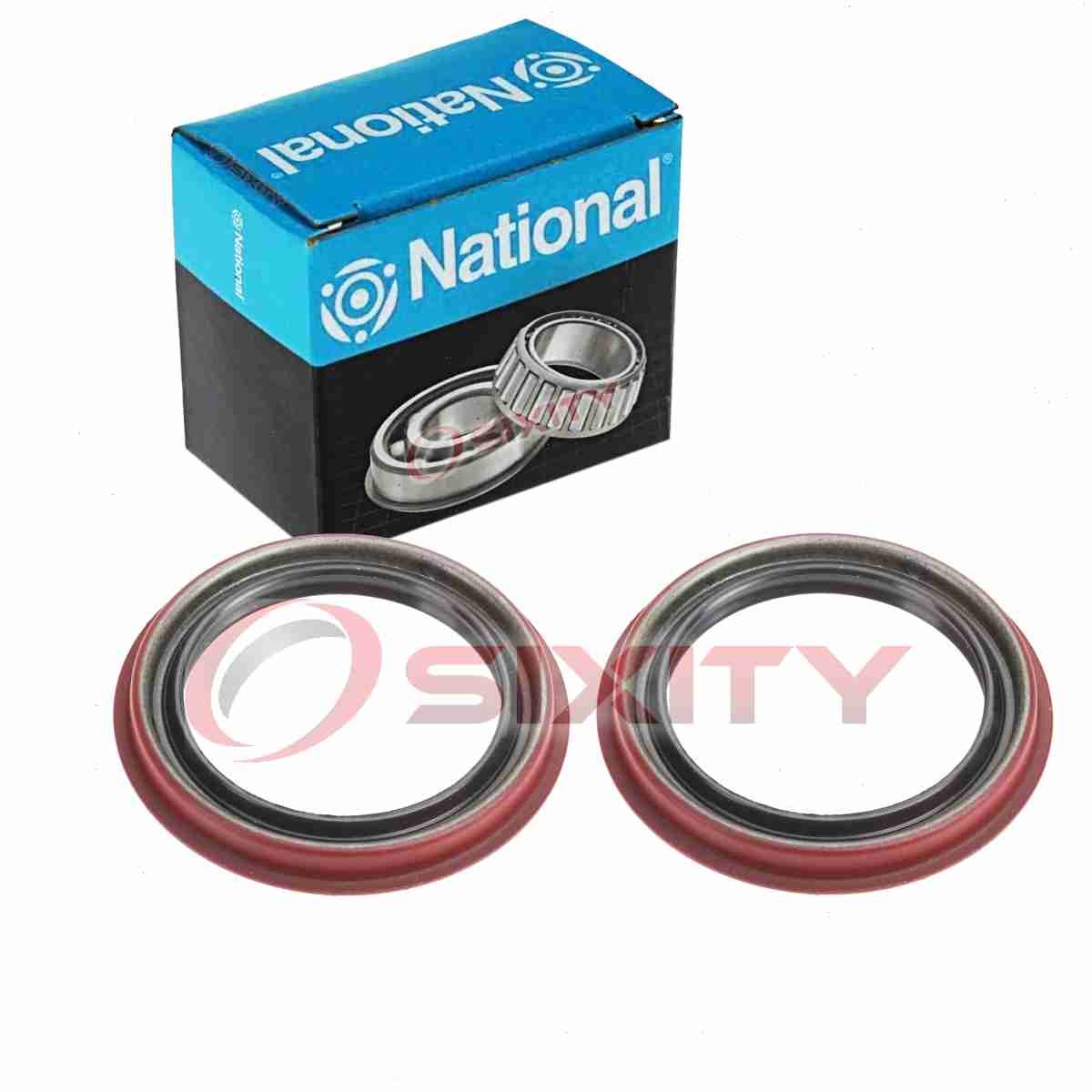 2 pc National Front Inner Wheel Seals for 1978-1983 Ford Fairmont Driveline ch