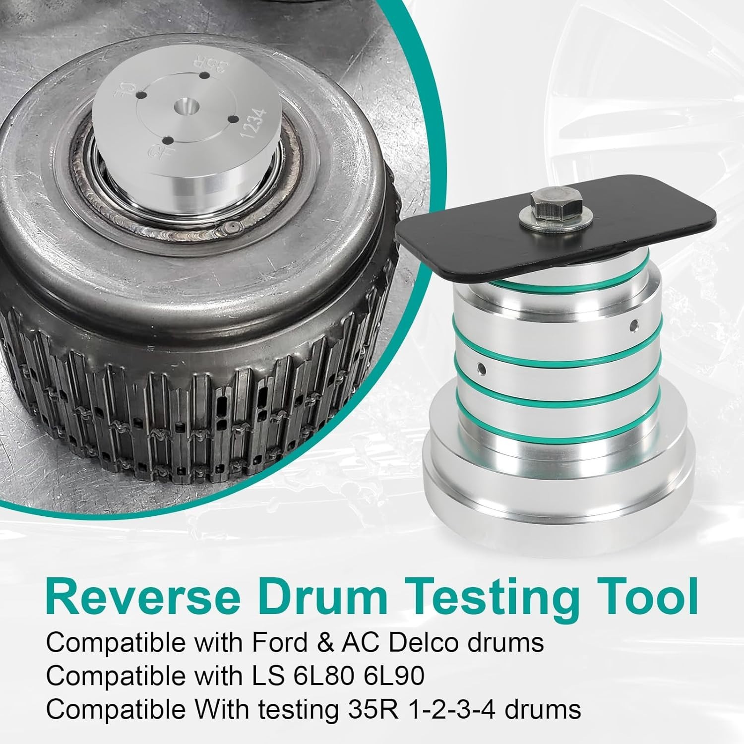 Reverse Drum Testing Tool Replacement for Ford LS 6L80 6L90 35R/1-2-3-