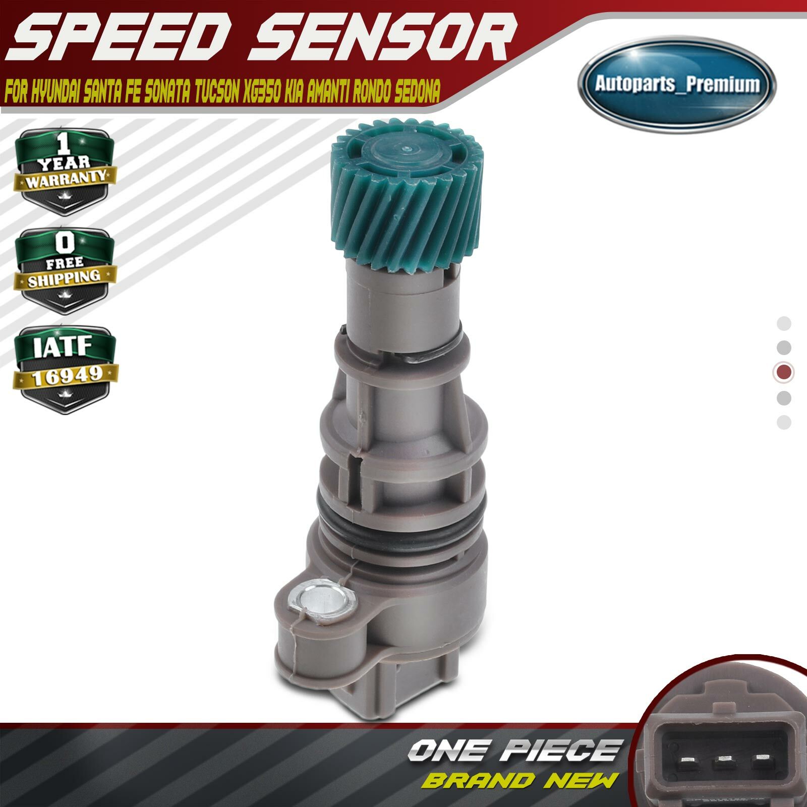 Speed Sensor for Hyundai Santa Fe Sonata Tucson XG350 Kia Amanti Rondo Sedona