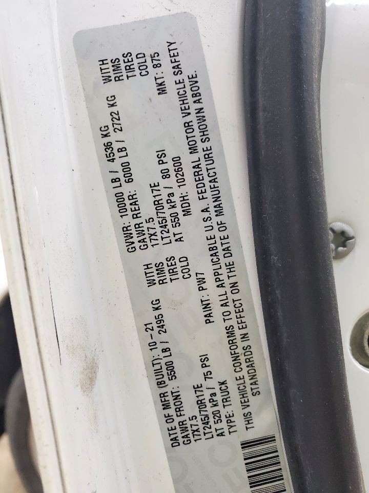 RAM2500 2022 Automatic Transmission Oil Cooler 1742616