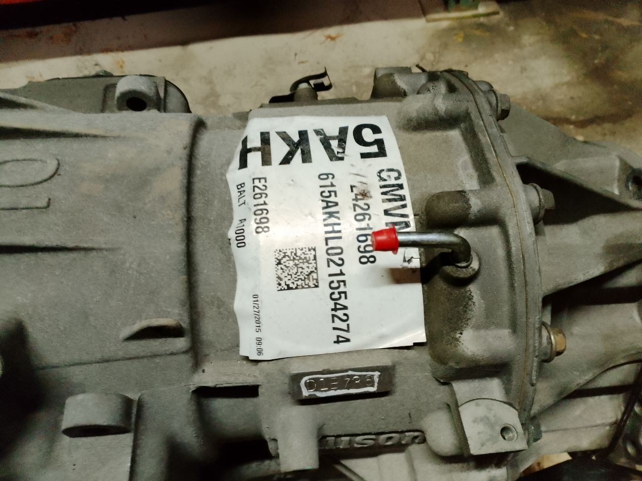 Automatic Transmission from 2015 Silverado 2500 6.6L 4×4 2675559