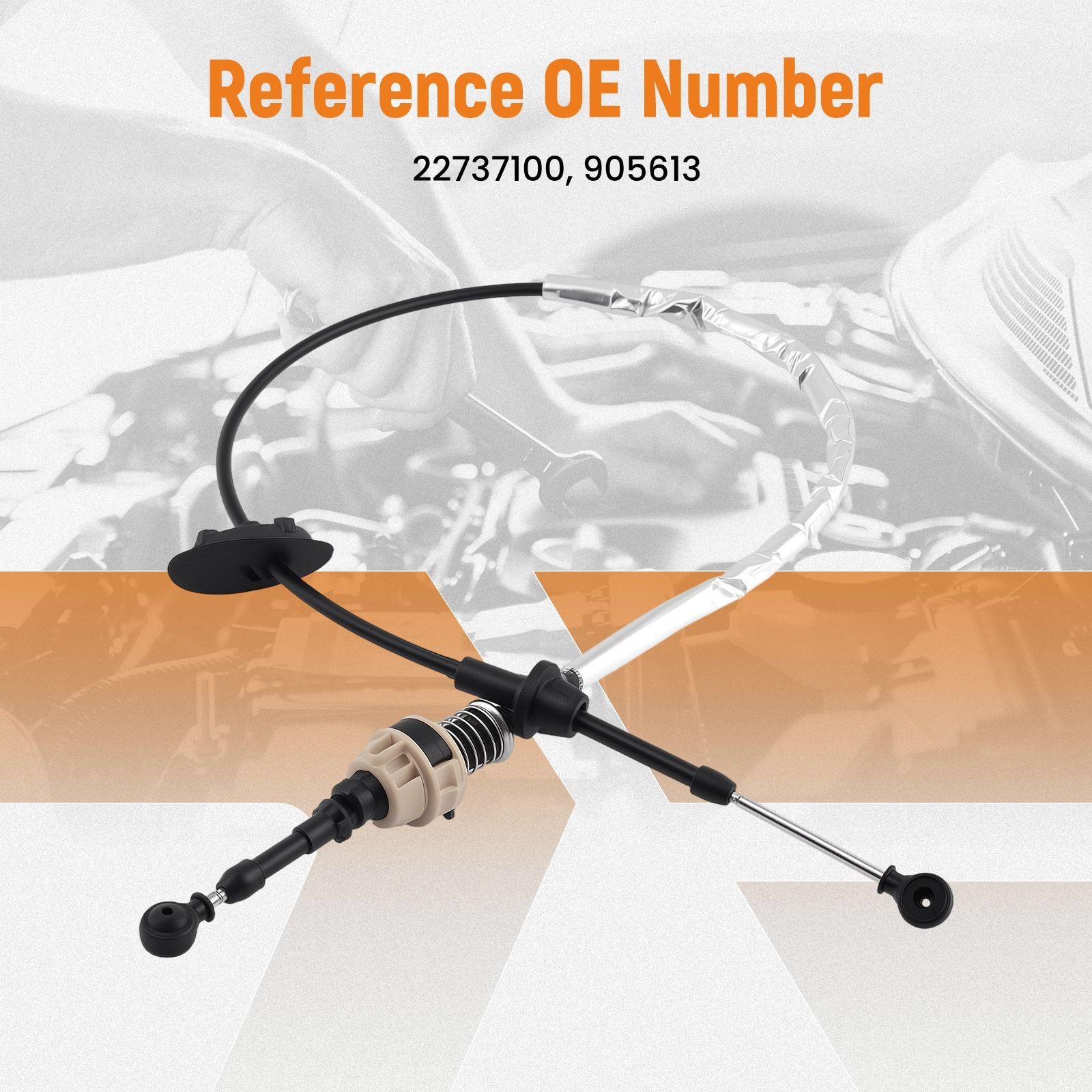 Shift Cable for Cavalier/Sunfire 2.2L 2.4L 1995-2005 22737100