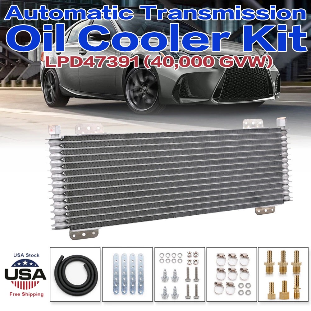 TruCool Low Pressure Drop Heavy Duty Oil Cooler For 40000 GVW LPD47391 Kit /*