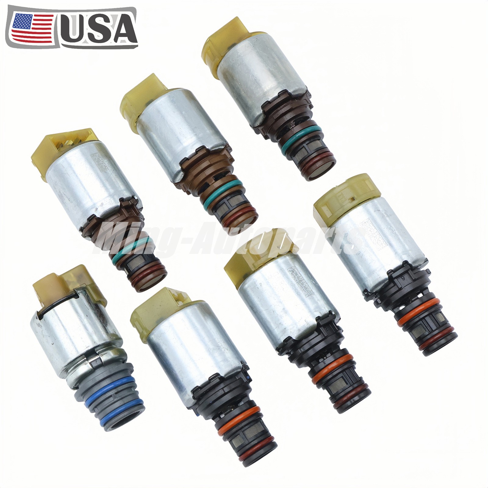 7xTransmission Solenoid Kit for 2008 2009 2010 2011 Ford Escape 6F35 6F15 USA