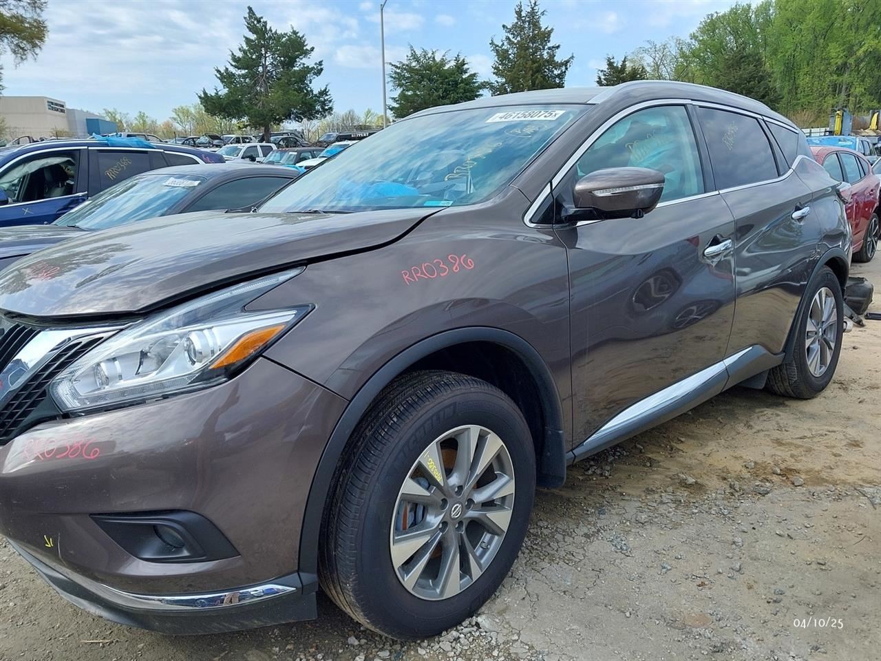 Automatic Transmission CVT 3.5L FWD Fits 15-20 MURANO 3369498