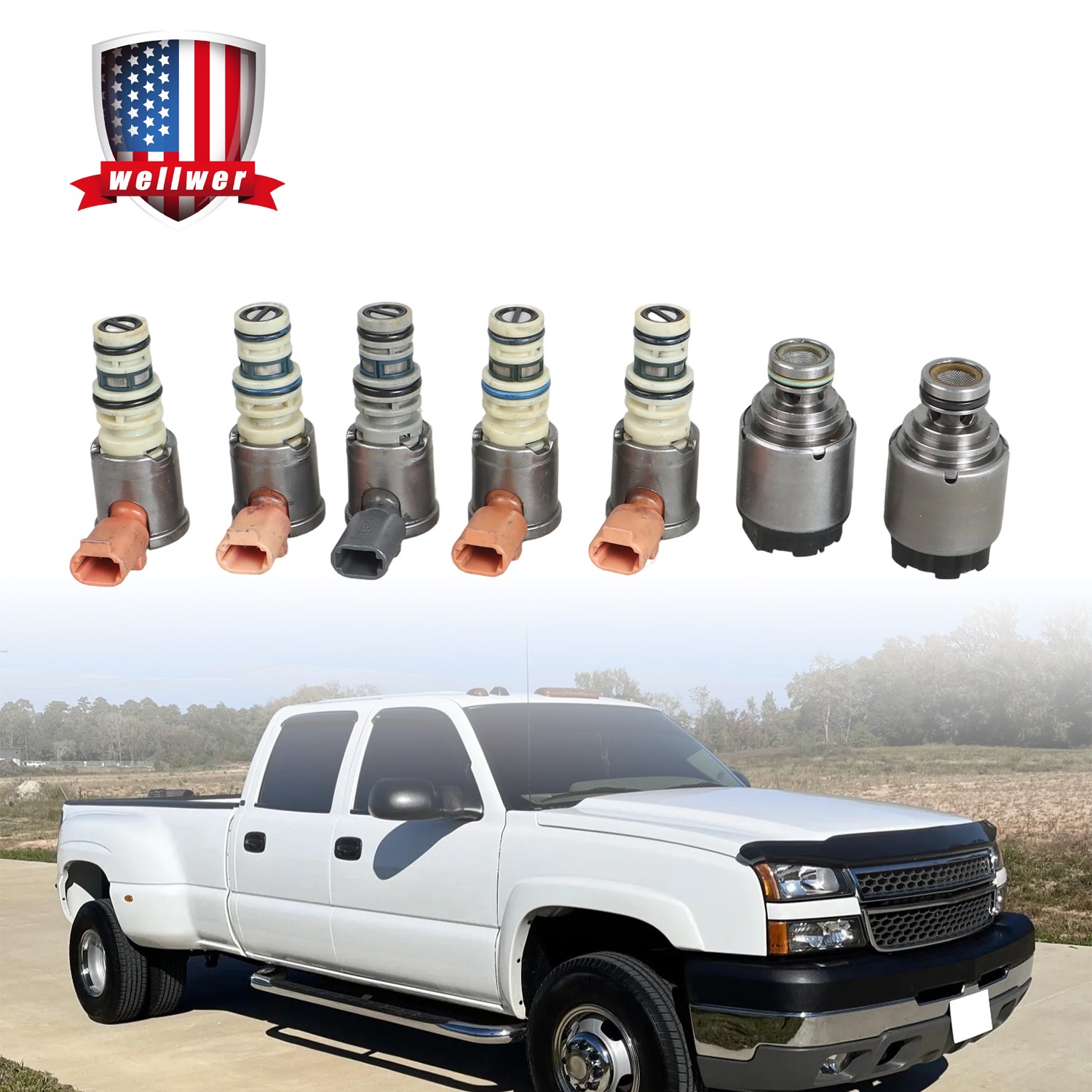 Transmission Control Solenoid Kit For 2001-2005 GMC Sierra 2500 HD D116420A