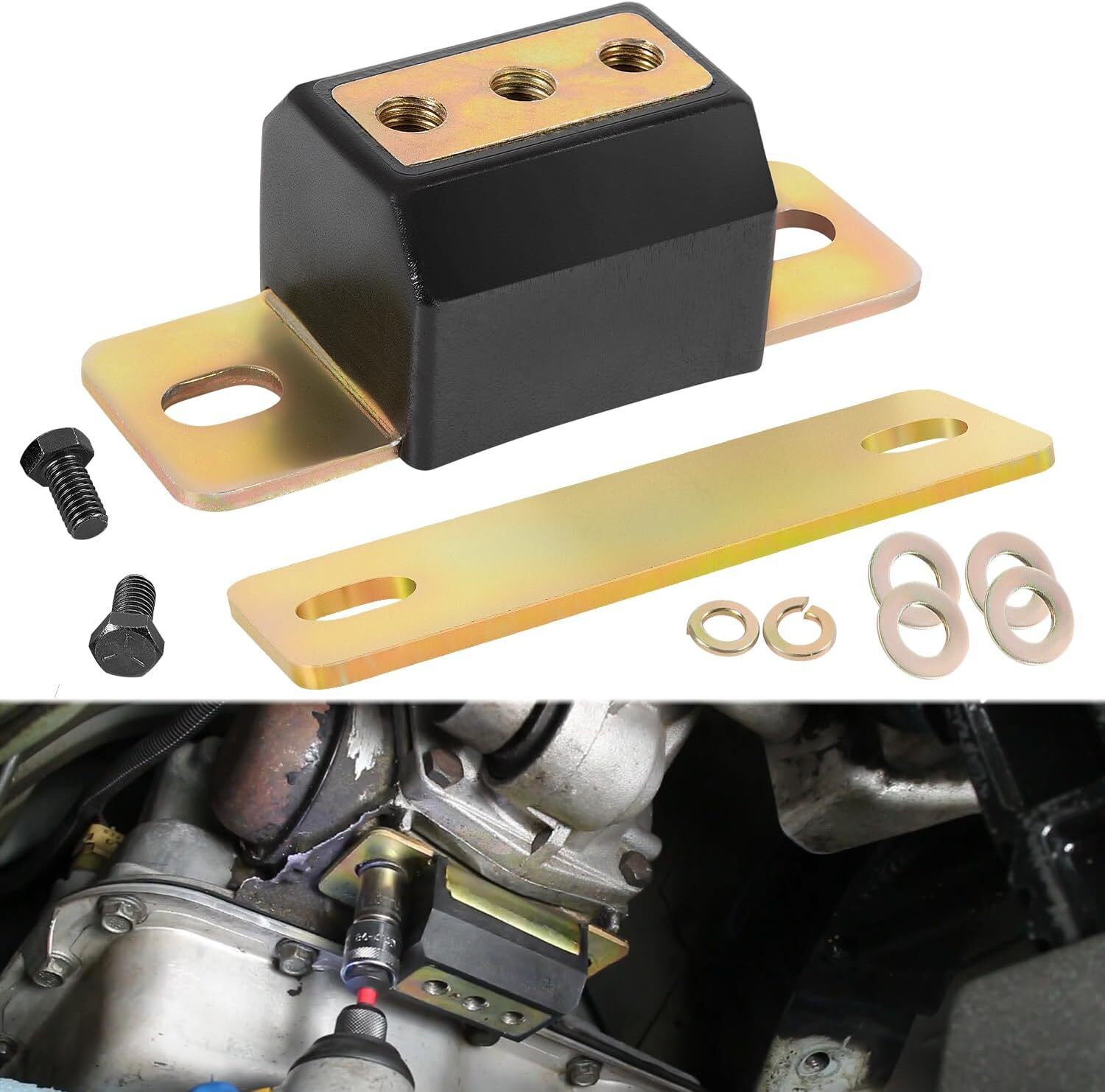 Polyurethane Trans Transmission Mount For Chevy GM TH350 TH400 700 R4