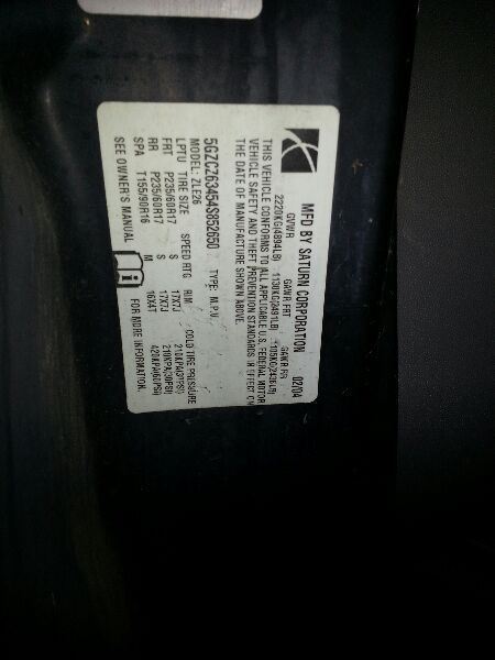 Automatic Transmission 3.5L Opt L66 AWD MJ8 Fits 04 VUE 1730101