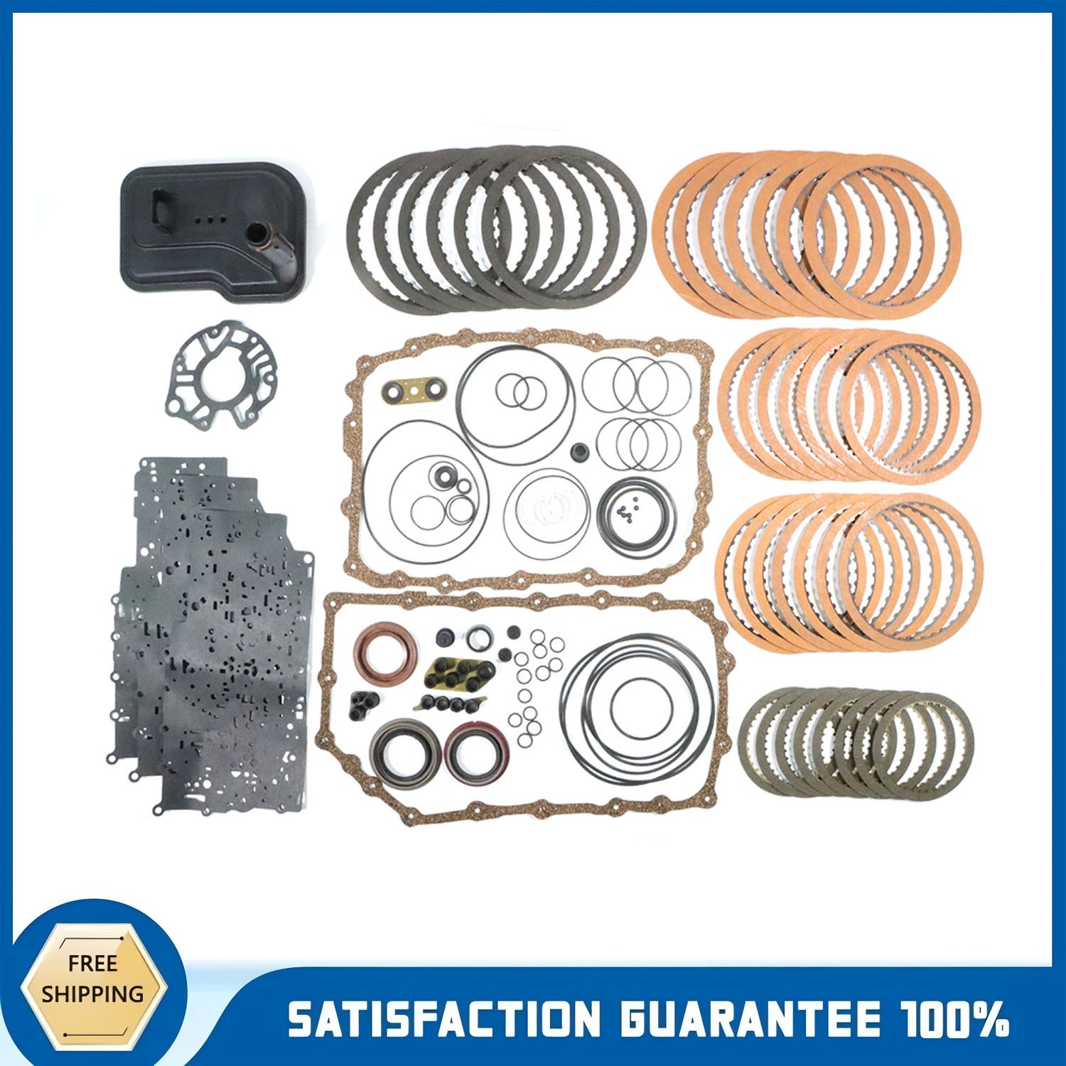 Transmission Master Rebuild Kit 6L90 6L90E 6L80 6L80E Gaskets Friction Filter
