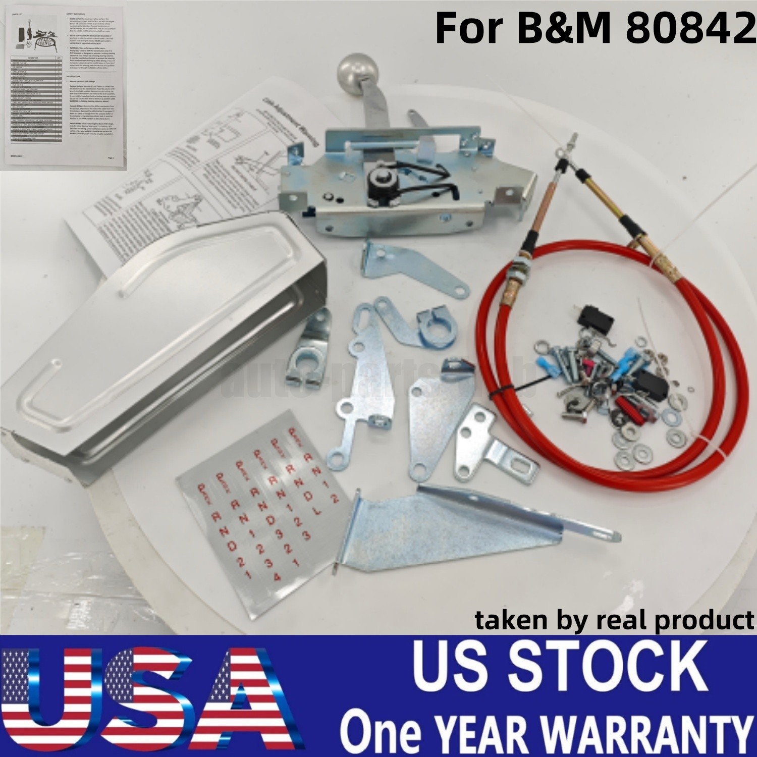 For B&M 80842 Pro Ratchet Automatic Shifter Transmission for 3 and 4 Speed NEW