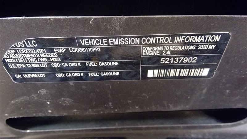 Automatic Transmission 2.4L Opt Dfh Fits 20-23 CHEROKEE 10727643