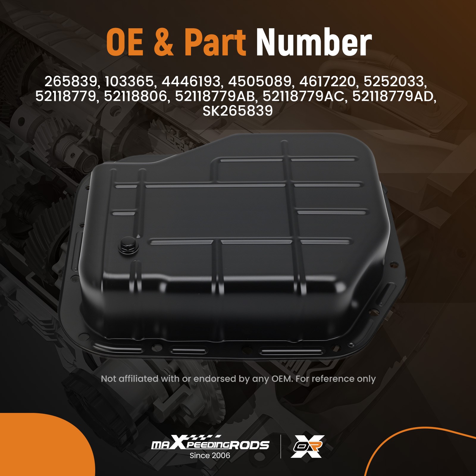 Transmission Oil Pan Kit for Dodge B1500 B2500 1995-1996 4505089