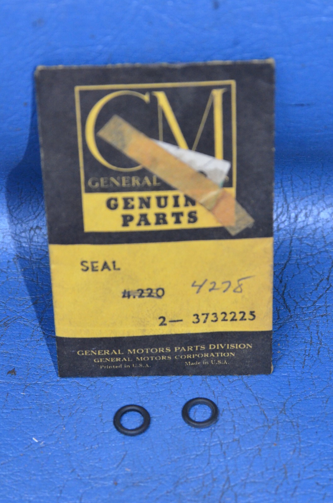 NOS 1960-62 Corvair Power Glide Transmission Seal O-ring idler Lever GM 3732225