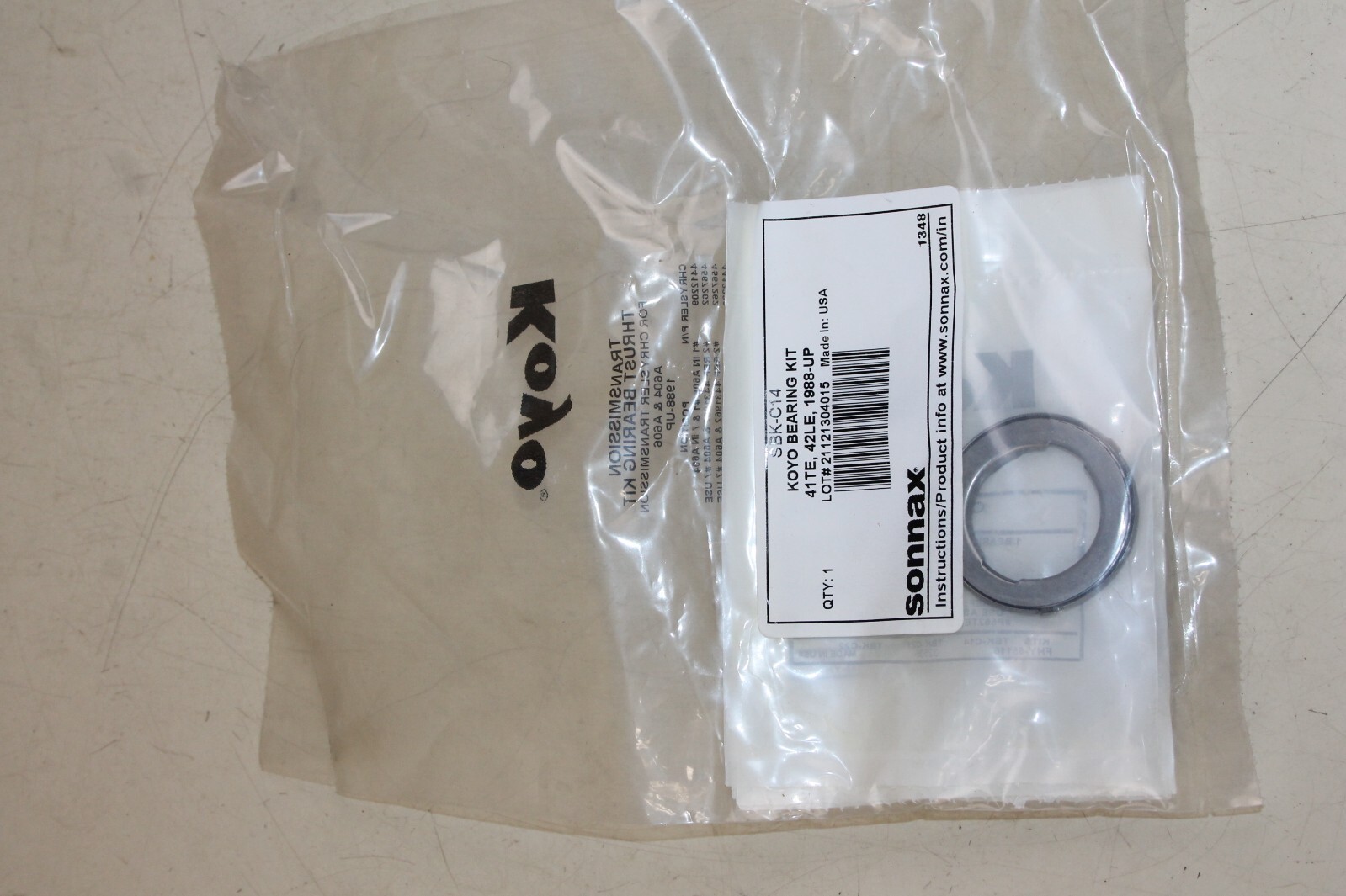 Sonnax SBK-C14 Koyo Bearing Kit 4412229AB, 4567262 x 2, 4412209 A604 & A606
