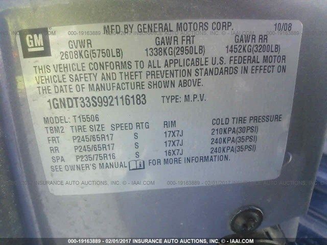 4L60E Automatic Transmission from 2009 Trailblazer 4.2L 4WD [97,394 mi] 4902015