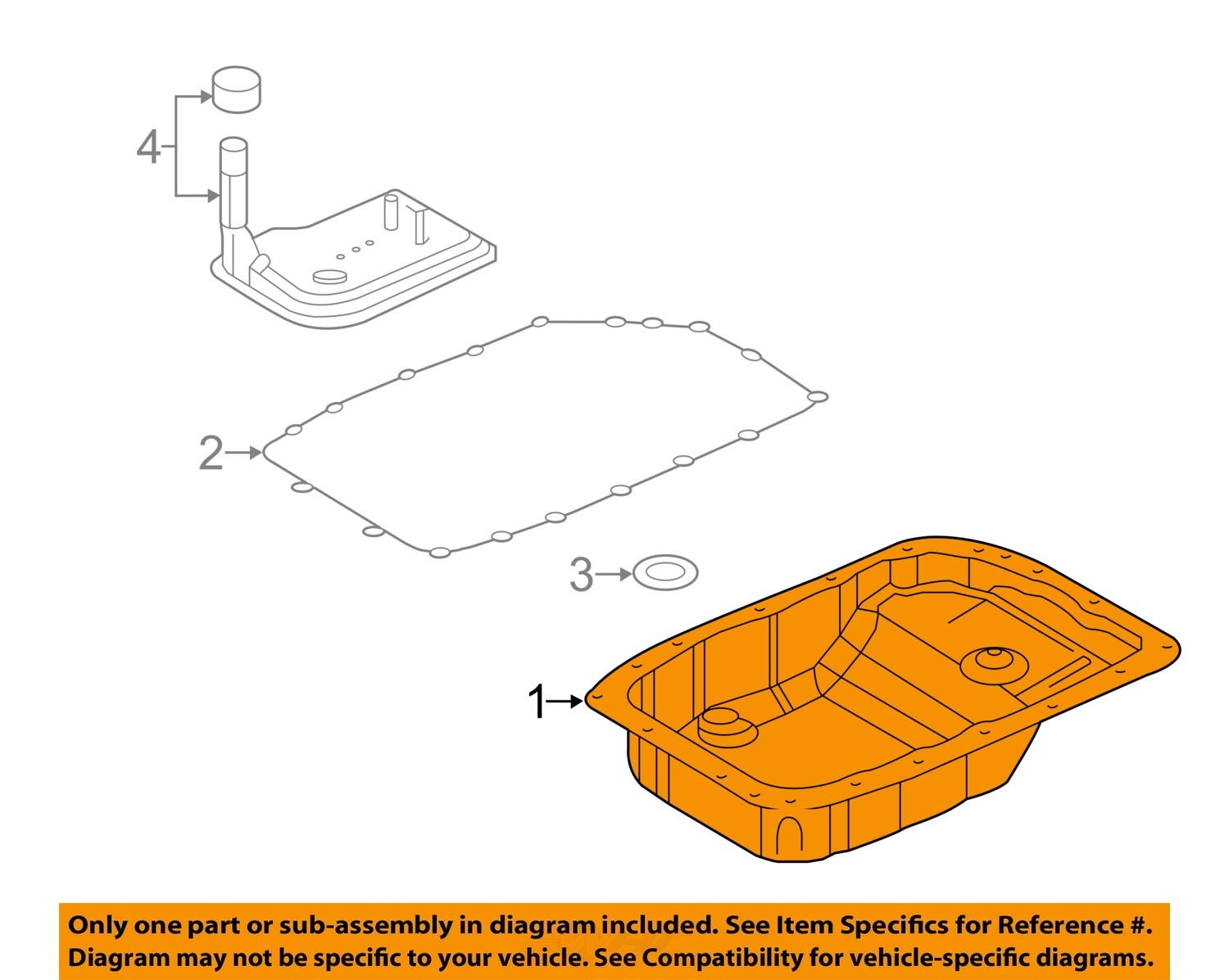 GM OEM 06-20 Avalanche Transmission Transmission Components-Trans Pan 24222657