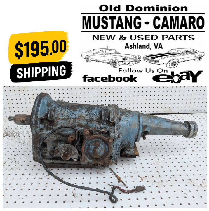 1967 Mustang Automatic 6 Cylinder C4 Transmission