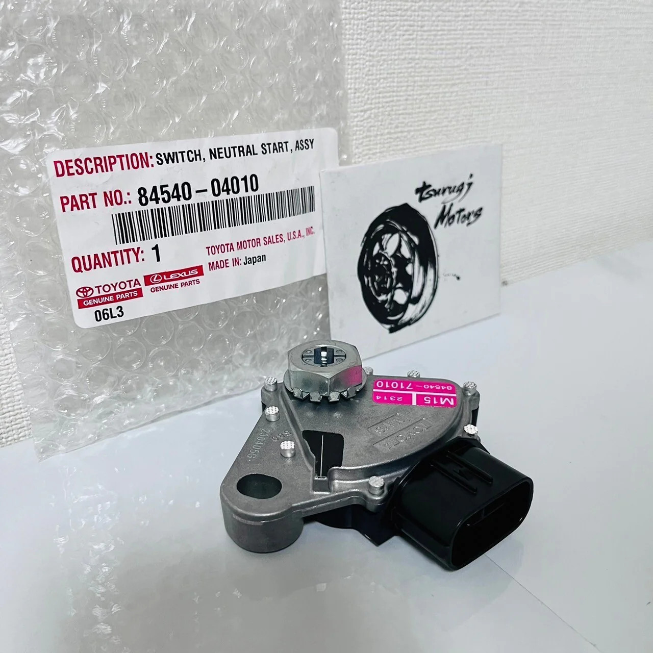 Toyota Lexus Genuine OEM 84540-04010 Neutral Safety Switch OEM New