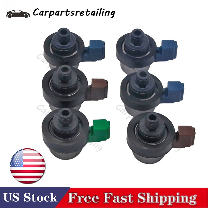 6PCS For Subaru Forester 2.5 Outback 4EAT Transmission Solenoids Kit 31705-AA440