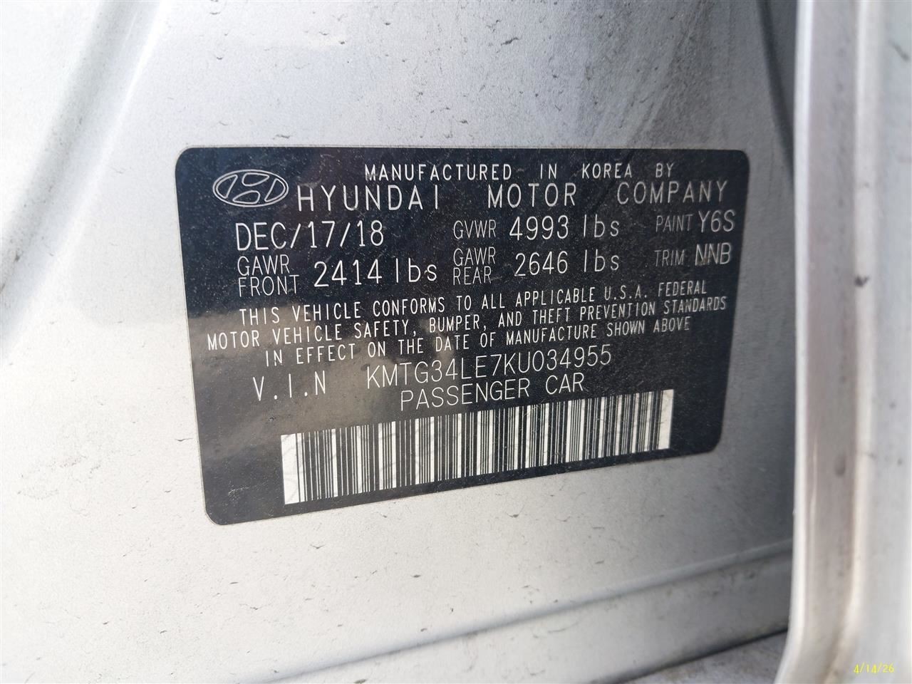 Automatic Transmission 3.3L AWD Fits 19-24 G70 3672359