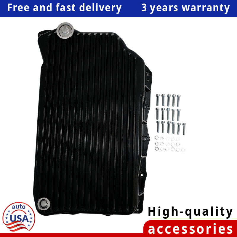 Aluminum Deep Transmission Pan For GMC Sierra 3500HD 2020-2026 6.6L V8