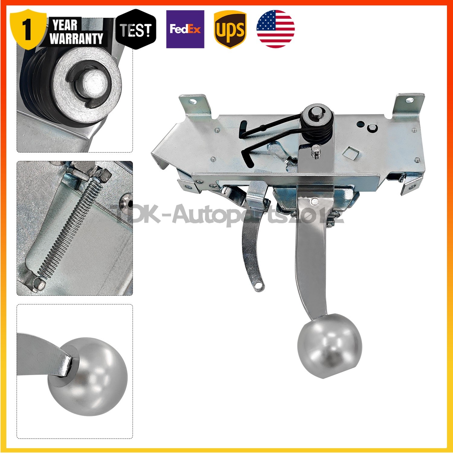 For B&M 80842 Pro Ratchet Automatic B&M Shifter for 3 & 4 Speed Transmission NEW