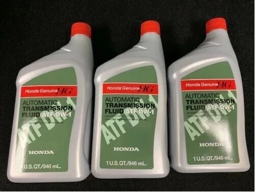 3-QTS ATF DW-1 Genuine OEM Honda Acura Automatic Transmission Fluid 08200-9008