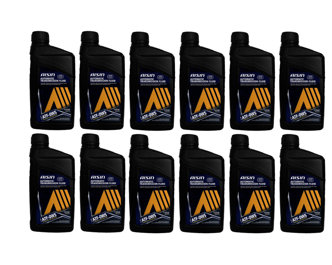 Aisin ATF-0WS Automatic Transmission Oil Fluid 12PCS Set For Lexus and Toyota