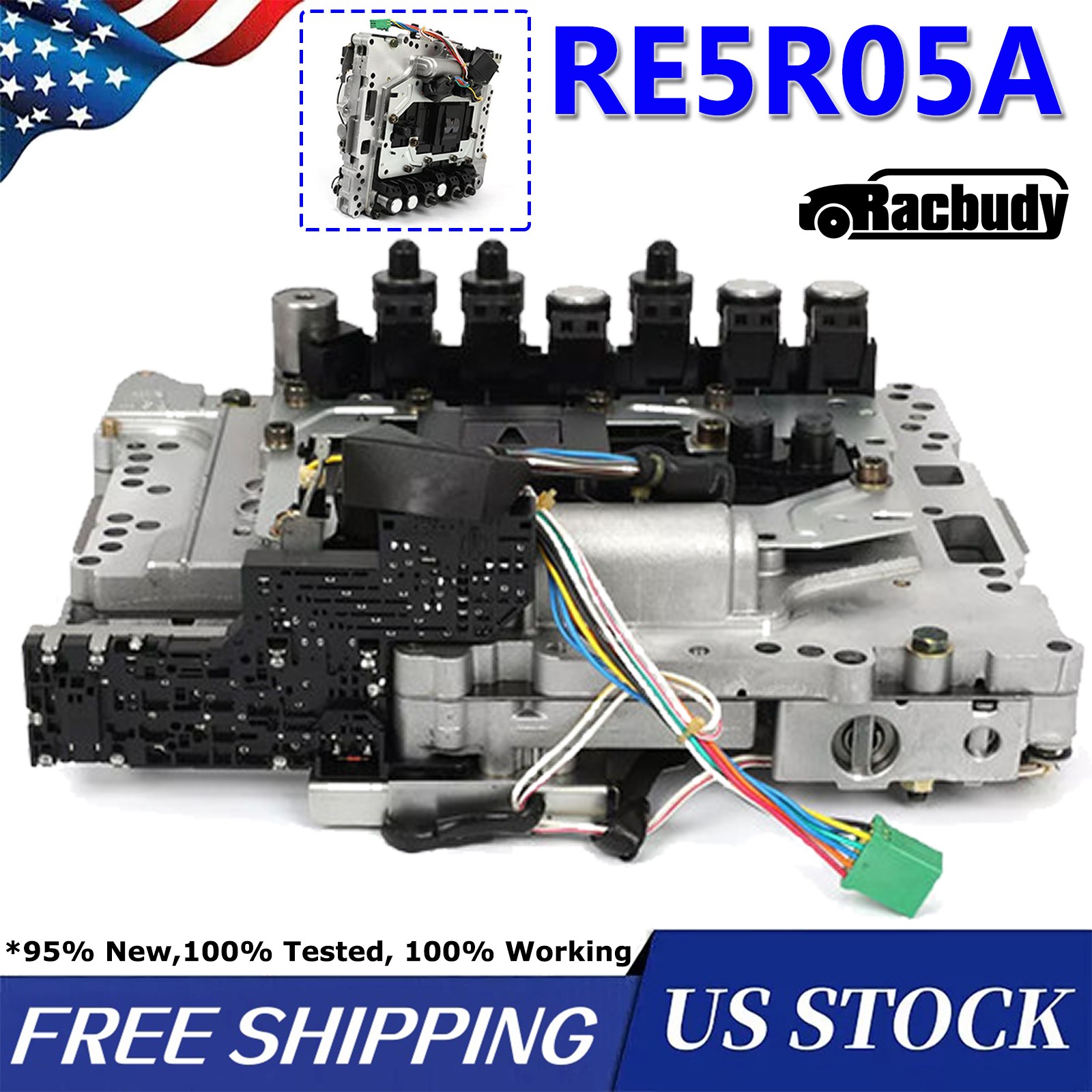 RE5R05A TCM Transmission Valve Body w/ Solenoid For Nissan Frontier Infinity G35