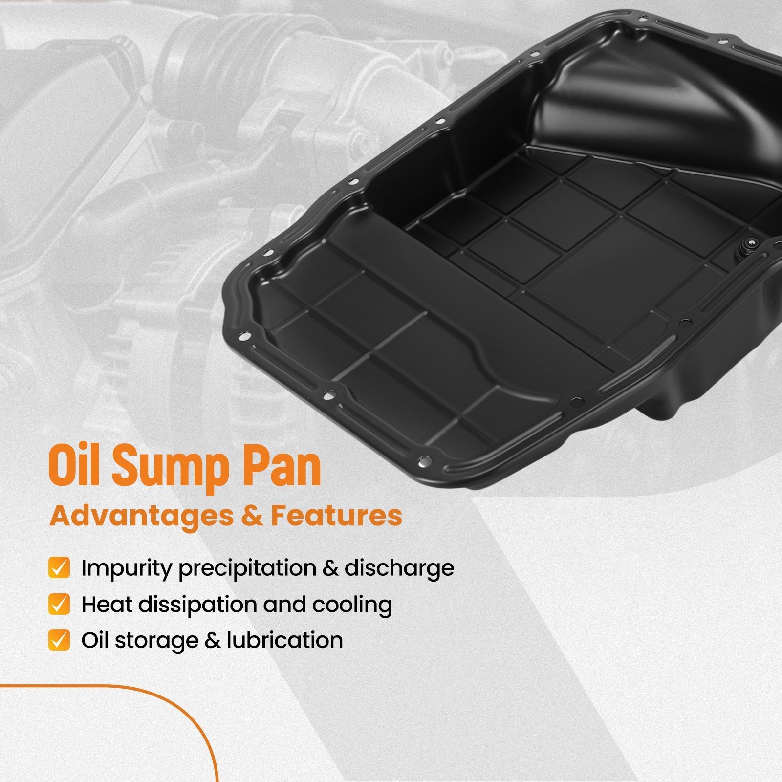 Auto Transmission Oil Pan for Dodge Durango V8 4.7L 2000-2009 5013681AA