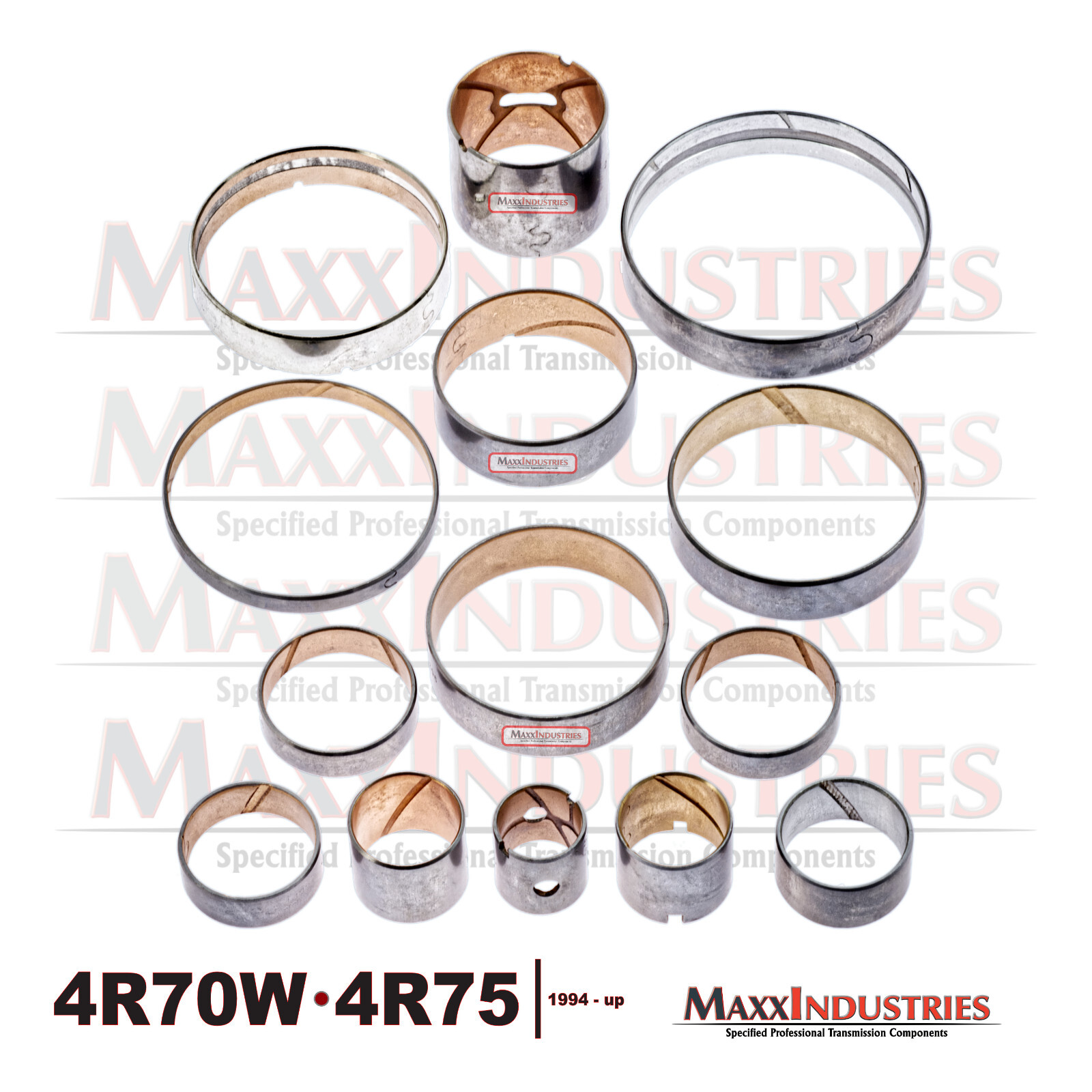 1992-UP AODE 4R70W 4R75 Ford Transmission Bushing Kit 16-piece
